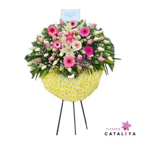 CORONA FUNEBRE ROSA GERVERAS
