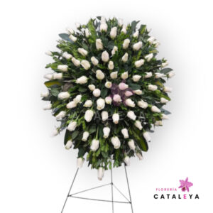 CORONA TRÍPODE FUNEBRE ESPECIAL