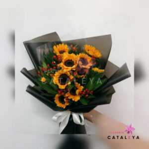 RAMO DE 10 GIRASOLES